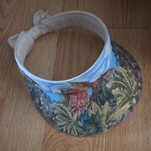 Tropical Print Visor Hat